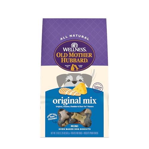 Wellness Old Mother Hubbard Classic Original Mix Dog Biscuits, Natural Training…