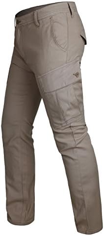 LNY Apparel Men's Multi Pocket&amp;Strap Vintage Combat Cargo/Military Pants (MPT004-BEIGE072-36)