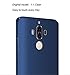 Huawei Mate 9 Case with Swivel Ring Buckle, Smays Frosted (Matte), Thin Slim, Shockproof Shell Anti-Scratch Cover, Cell Phone Stand Holder/Kickstand (Sapphire Matte)