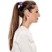 BBTO 40 Pieces Unicorn Colorful Hair Ties Bracelet Party Favors Birthday Gifts Supplies, Elastic Ponytail Holders Decorations for Girl and Children (Style 1)