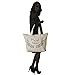 ELEGANTPARK Maid of Honor Tote - Bridesmaid Gifts for Wedding, Bridal Shower & Bachelorette Party - Zip Canvas Cotton Shoulder Bag