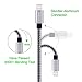Adoric iPhone Charging Cable 2Pack 10FT Nylon Braided Lightning to USB Cable with Aluminum Connector for iPhone 7/7 Plus/6s/6s Plus/6/6Plus/5s/5c/5, iPad/iPod Models(Black Gray)