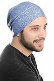 Mens Relaxed Beanie-Caps for Men with Chemo Cancer