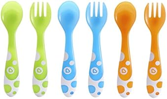 Munchkin 6 Piece Fork and Spoon Set