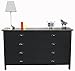 Venture Horizon 8 Drawer Nouvelle Dresser Black