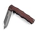 Cool Hand 4.6mm Thick Blade Bad Ass EDC Pocket Folding Knife, IKBS Ball Bearing Fast Flipper Open 3.5'' 440SS Razor Blade and 5.25'' Contoured G10 Handle, Solid Heavy Duty Folder Like Wild Beast