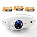 Crenova Mini Projector, Native 720P LED Video Projector, Upgraded 3800 Lux Portable HD Home Theater Projector with 200″ Projection Size, Compatible with HDMI/VGA/AV/USB/TF SD Cardthumb 1