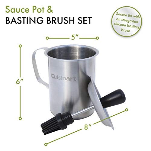 Cuisinart CBP116 Sauce Pot and Basting Brush Set Pricepulse