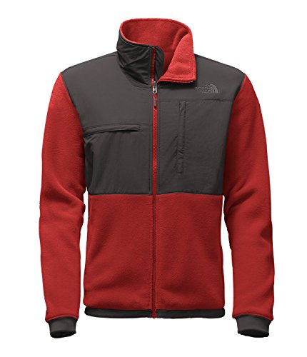 The North Face Denali 2 Jacket - Men's Recycled Cardinal Red/Asphalt Grey Large