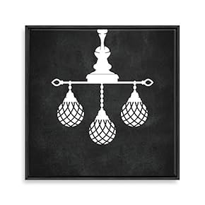 Framed Canvas Wall Art for Living Room, Bedroom Droplight Theme Canvas Prints for Home Decoration Ready to Hang - 16x16 inches