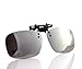 Careview Costyle Silver Mirror Myopia Retro Polarized Clip-on Flip-up Plastic Sunglasses Driving Fishing Outdoor Sport-5.3X2.4X1.4 INCH
