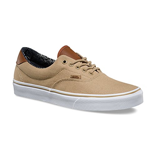 Vans Unisex Era 59 (C&L) Khaki/Material Mix Skate Shoe 9 Men US / 10.5 Women US