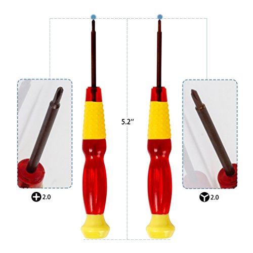 ALLCACA 9 in 1 Nintendo Repair Tool Kit Professional Screwdrivers Set Multi-functional Screwdrivers L Wrench Cleaning Brush Precision Tool Set for Nintendo Switch/Wii/2DS/3DS and More - Thumbnail 6