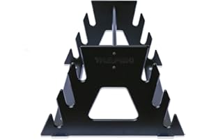 TRAPSKI All Mountain Ski and Snowboard Mobile Rack | Marine Grade HDPE Plastic | UV Protected | Premium Strap Included | 3 Year Warranty | Made in The USA | Veteran Owned Business… (Black, Six Pack)