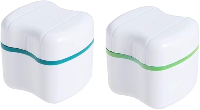 Healifty copa de dentadura con canasta colador caja de ...