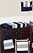 Sweet Jojo Designs 9-Piece Modern Navy Blue and Gray Stripe Print Boys Baby Bedding Crib Set with Bumper