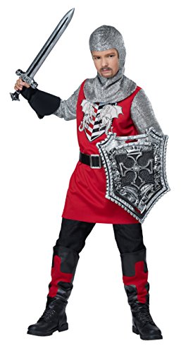California Costumes Brave Knight Costume, Red/Black, X-Small
