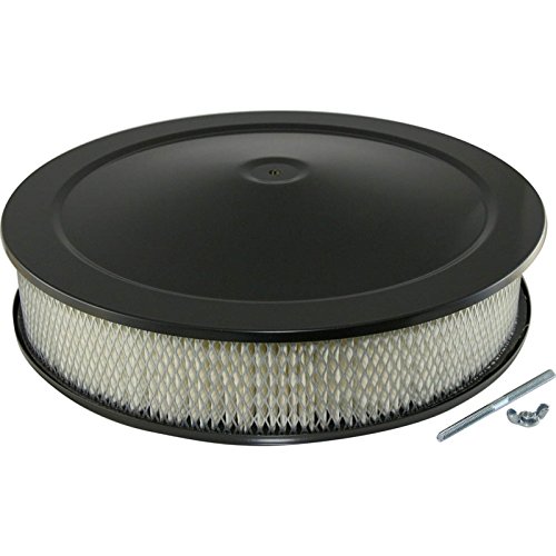 Eckler's Premier Quality Products 57-315741 Chevy Air Cleaner, Round Black, 14" X 3"