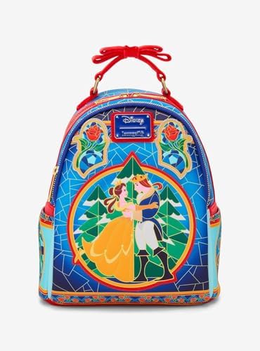 Amazon.com | Loungefly Disney Mulan Stained Glass Mini Backpack