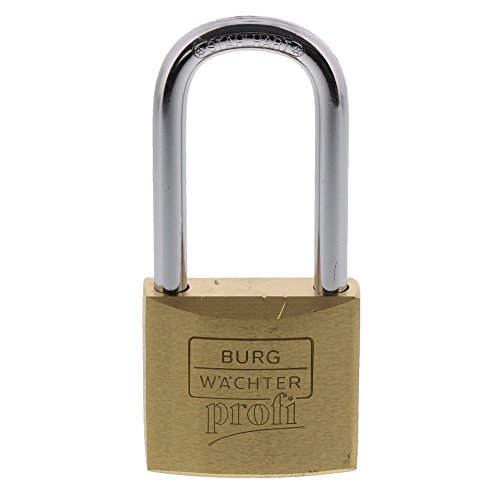 Burg-Waechter Profi 116HB 40 45 Brass High Shackle Padlock HB 45 mm