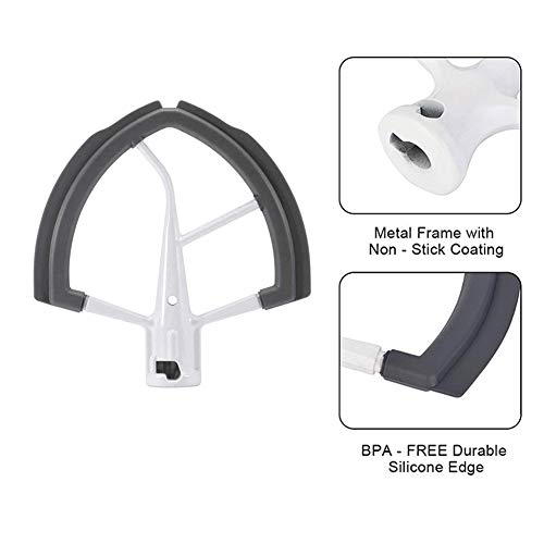 5.56 Quart Flex Edge Beater for Kitchenaid mixer attachments
