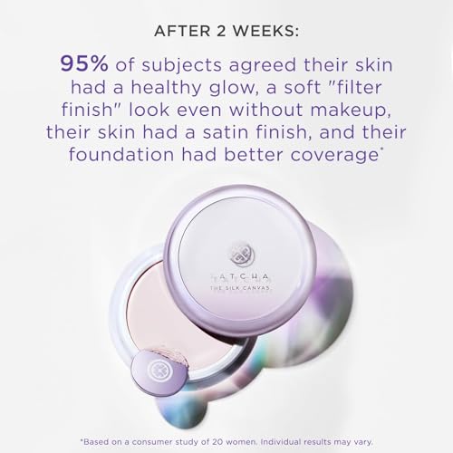 TATCHA The Silk Canvas | Poreless Primer for Face Makeup, Lasts Longer and Instantly Perfects Skin, 20 G | 0.7 oz
