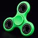 Syslux Fidget Spinner Fast and Quiet Tri Hand Spinner Toy Perfect for ADD, ADHD, Anxiety, and Autism Adult Children (Green)