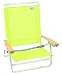 Rio Beach 5 Position Classic Lay Flat Beach Chair, Lime