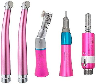 Low High Speed Hand Tool Standard Set Push Button 2 Holes Pink
