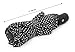 EEZ-Y Travel Umbrellas for Rain - Wind Resistant w/Open Close Button - Salt'n'Pepper Polka Dots