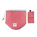 Bao Core BXT Travel Cylinder Makeup Bag Wash Toiletry Bag Case Pouch Bathroom Organizer with a Small Storage Bag