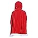 Patiky Christmas Cloak for Kids Santa Claus Velvet Hooded Cape Costume for Children