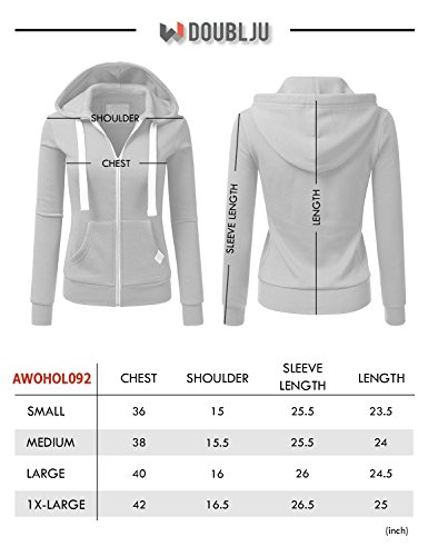 DOUBLJU Women's Lightweight Zip-Up Hoodie – Plus Size Thin Jacket, Begonia Pink, Size 1X