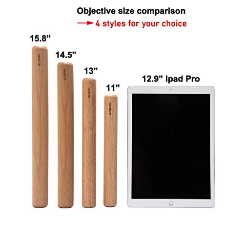 GOBAM Wood Rolling Pin, Large Dough Roller for Pampered Chef, Pasta