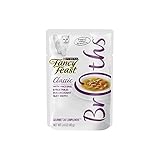 Fancy Feast Broths for Cats, Classic, With Mackerel and Vegetables - (16) 1.4-Ounce Pouches