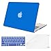 MOSISO Compatible with MacBook Air 13 inch Case (Models: A1369 & A1466, Older Version 2010-2017 Release), Protective Plastic Hard Shell Case & Keyboard Cover & Screen Protector, Royal Blue