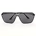 GAMT Fashion Mirrored TV Style Sunglasses Metal Frame Black