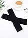 3 Pairs Winter Long Fingerless Gloves Knit Elbow Length Gloves Thumb Hole Arm Warmers for Women Girls (Black, Medium)