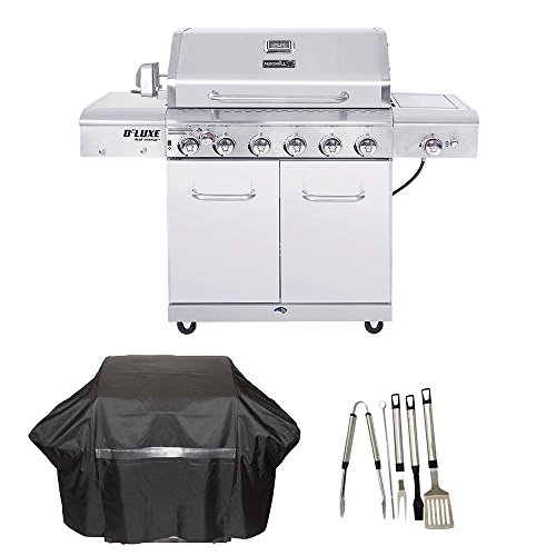 Nexgrill Deluxe 6Burner Propane Gas Grill in Stainless