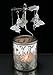 Butterfly Spinning Candle Holder - Laser Cut Silver Butterflies with a Floral Designed Base - Scandinavian Design - 6.25