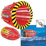 SPORTSSTUFF Gyro 53-1818 Tumbling 1-Person Rider Towable Boat Lake Water Tube