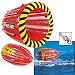 SPORTSSTUFF Gyro 53-1818 Tumbling 1-Person Rider Towable Boat Lake Water Tube