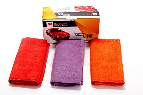 3M Car Care Multipurpose Microfiber Cloth 41cm x 41cm – Pack of 3