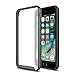 iPhone 7 Case, XDesign [Inception Series] Premium Stylish TPU Bumper + Scratch Resistant Clear Transparent Protective Hard Back Panel for Apple iPhone 7 (2016) - [Matte Black/Clear]