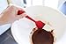 StarPack Basics Silicone Spatula Set (1 Small, 1 Large), High Heat Resistant to 480°F, Hygienic One Piece Design, Non Stick Rubber Cooking Utensil Set (Cherry Red)