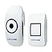 Cosyzone Wireless Doorbell with 1 Push Button and 1 Plugin Receiver No Battery Required