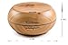200 ml Aromatherapy Diffuser for Essential Oils - No Heat, No Filter, Cool Mist Ultrasonic Humidifier with Wood Design, LED Lights, Timers and Auto Shut Off - By ComfySure