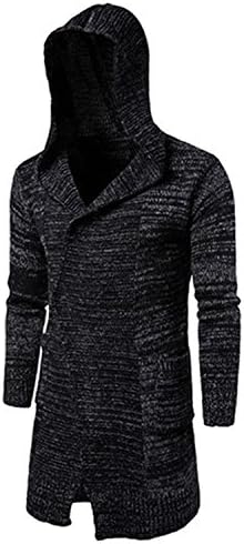 Also Easy Long Sweater long mens cardigans Solid Color men Knit Sweaters 3 XXL