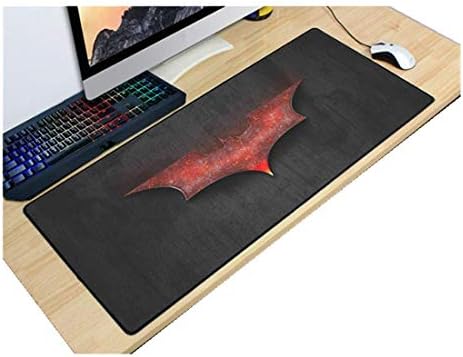 Batman Extended Gaming Mouse Pad Mat Professional Large Size Desk Mat,Non-Slip Rubber Mouse Mat (900 x 400 x 3mm/35.43 x 15.74 x 0.11 inch, 03)