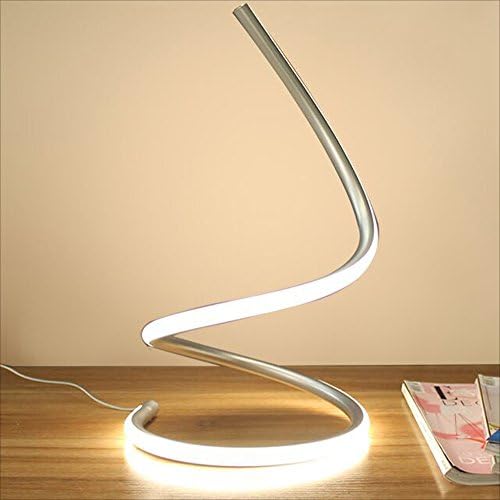 Table Lamp Modern Simplicity Desk Lights High Brightness LED Chip Light Source European Creative DIY Living Room Bedside Decorative Lights ( Color : Silver )